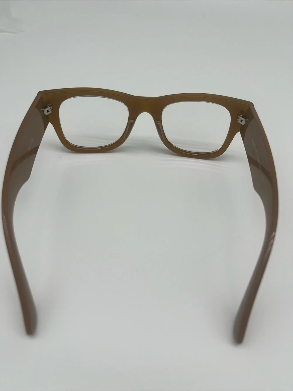 Classic Brown Rectangular Reading Glasses